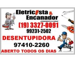 Eletricista e Desentupidora 992312502 Jardim Aurélia em Campinas