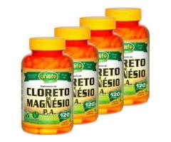 Promoção kit 4 Potes Cloreto de Magnésio P.A (480caps)  -   www.natumaximus.com.br