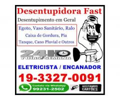 Desentupidora 992312502 em Jardim Proença em Campinas