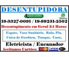 Desentupidora 19-992312502 no Jardim das Paineiras em Campinas