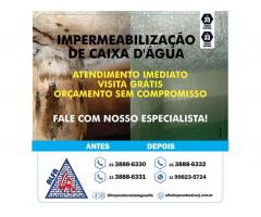 Impermeabilização de caixas de água e/ou cisternas no RJ