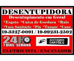 Desentupidora 19-992312502 No Jardim Santa Genebra em Campinas