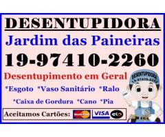 Desentupidora no Jardim das Paineiras em campinas 19-974102260 Desentupidora de Cano