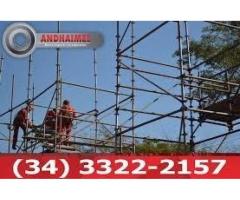 montagem e manutenção de andaimes industriais em Joinville SC 34-99148-3676