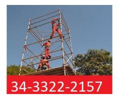 (44)99157-7859  montagem de andaimes industrial Blumenau SC