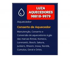 GASISTA NO ANDARAÍ RJ 98818-9979 LUZA AQUECEDORES