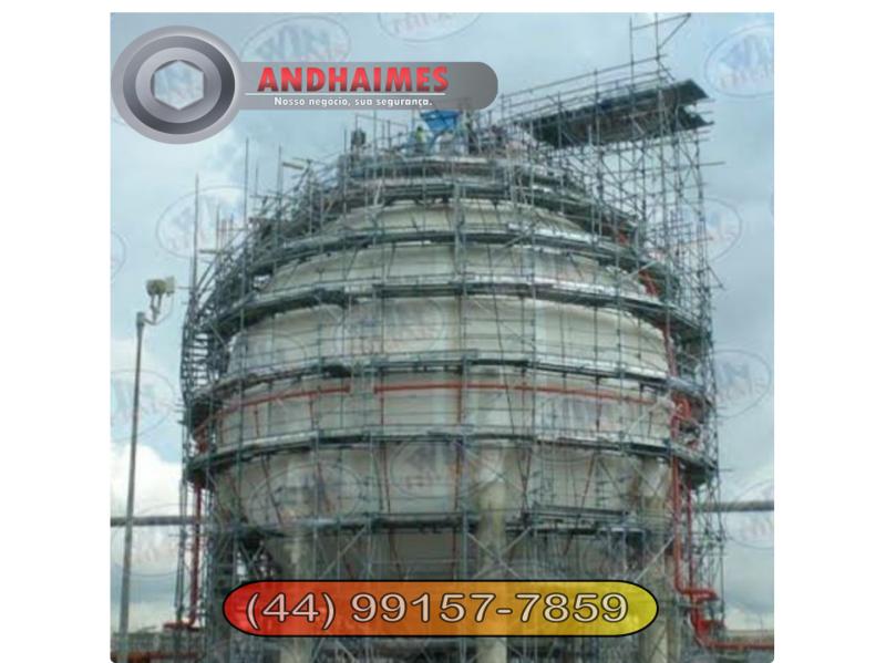44-99157-7859 Montagem de andaimes industriai locação e montagem Joinville SC
