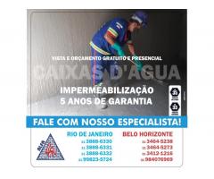 Alfa serviços de impermeabilização de caixas de água