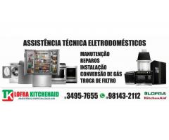 Eletrodomésticos Lofra e Kitchenaid assistência técnica