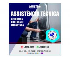 Assistência para geladeira duplex é com a MultiTec