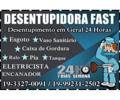 Desentupidora no Jardim Aurélia em Campinas 19-992312502 Desentupidor em Campinas