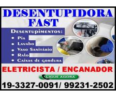 Desentupidora em Campinas 19-992312502 Desentupidora Ouro Verde em Campinas