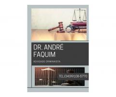 34-99108-5770  Dr. André Faquim advogado especialista direito criminal Uberaba MG