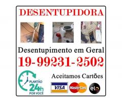 Desentupidora Jardim Santa Rosa em Campinas 19-992312502 Desentupidor de Cano