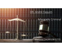 Dr. André Faquim direito penal Uberaba MG , advogado criminal Uberaba MG