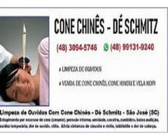 Venda de cone chinês (cone hindu) para limpeza dos ouvidos - Fabricação própria artesanal