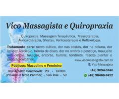 Torcicolo - Dor no Pescoço - Vico Massagista e Quiropraxia - São José (SC)