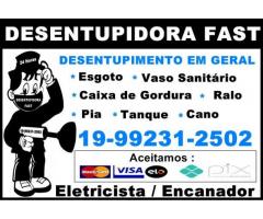 19-99231-2502 Desentupidora Vila Industrial em Campinas - Desentupidora em Campinas