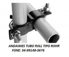 Ligue (34) 99148-3676 andaimes tubo roll tipo rohr Caieiras SP, Mairiporã SP