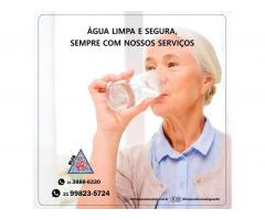 Água limpa e segura, sempre com nossos serviços