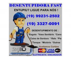 (19) 992312502 Desentupidora no Jardim Uruguai em Campinas