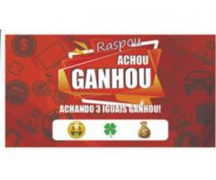 RASPADINHA RASPOU, ACHOU, GANHOU - KIT. COM 1000 UNID.