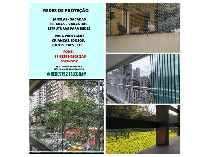 Redes de Proteção na Rua José Arzão 73, Vila Andrade, (11) 98391-0505 whats