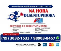 Desentupidora no Jardim Brasil em Amparo 19 98903-8457
