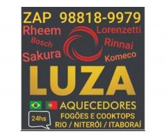 GLORIA RJ CONSERTO DE AQUECEDOR A GÁS RJ LORENZETTI KOMECO RINNAI KOBE BOSCH RHENM INOVA