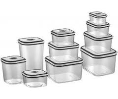 Electrolux - Kit Potes de Plástico Hermético, 10 unidades