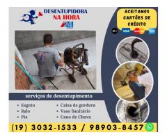 Desentupidora no Jardim Bela Vista em Rio das Pedras 98903-8457