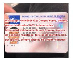 Whatsapp: +16465806302) Compra tarjetas de crédito clonadas. Licencia de conducir