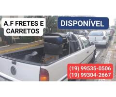 Carreto Pequeno Vila Aeroporto em Campinas / Fretes Rápidos