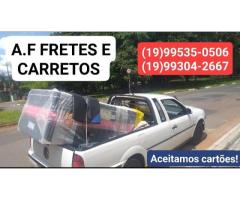 Fretes e Carretos Pequenos Vila Texeira em Campinas