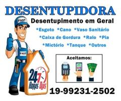 Desentupidora Jardim Aurélia em Campinas 992312502 Desentope Esgoto