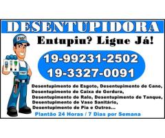 Desentupidora Vila Proost de Souza Campinas 19-992312502 Desentope Ralo