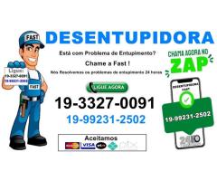 Desentupidora Jardim Guarani Campinas 19-992312502 Desentope Cano de Esgoto em Campinas