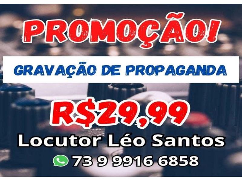 Locutor Comercial - Gravação de propaganda em Palmas