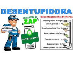 Desentupidora Ouro Verde Campinas 19-99231-2502 Desentope Cano de Esgoto