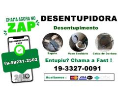 Desentupidora Parque Industrial Campinas 19-99231-2502 Desentope Vaso Sanitário.