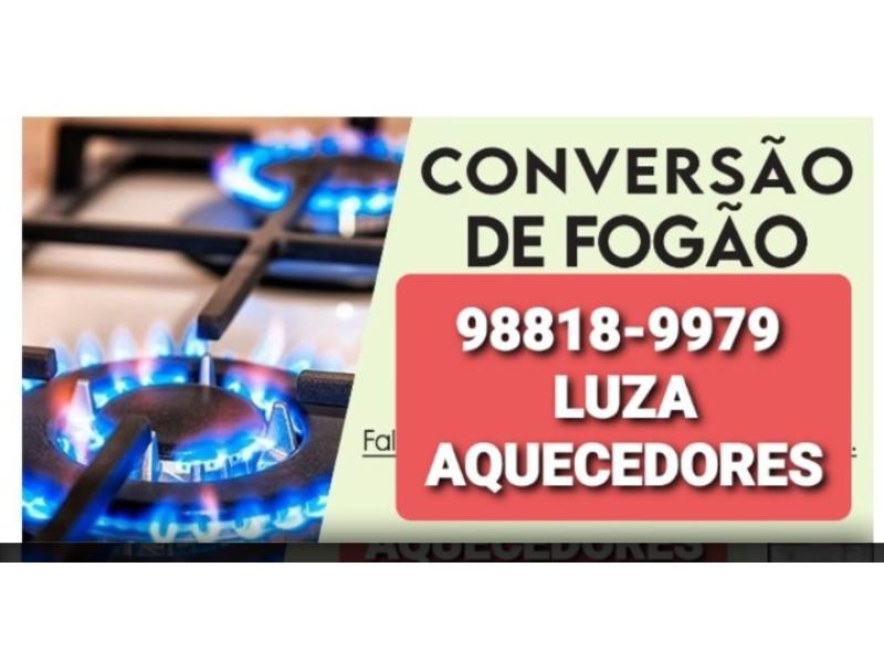 CONSERTO AQUECEDOR MARIA PAULA NITERÓI RJ 974103484 CONVERSÃO DE FOGÃO