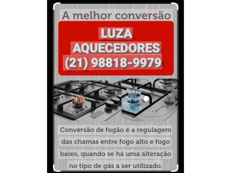 CONVERSÃO FOGÃO BARRETO NITERÓI RJ 974103484 MELHOR PREÇO RJ