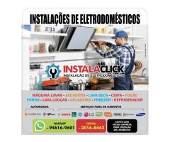 Instalação de cooktops a gás e de indução