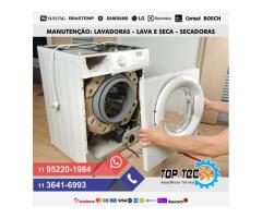 Máquina lavadora de roupas manutenção
