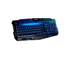 Teclado Gamer RGB Com LED 3 Cores Iluminação Com Fio