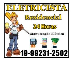 Eletricista em Campinas 19-99231-2502 Eletricista em Campinas 24 Horas.