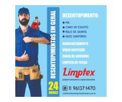 Desentupidora Limptex em São Paulo