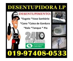 19-97408-0533 Desentupidora em Jardim Santa Genebra em Campinas, Desentupidora em Campinas LP.