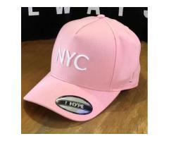 Boné NY strapback NYC fita HYPE premium original new york city rosa