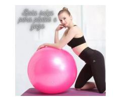 Bola De Exercícios Suíça ( Pilates e Yoga ) De 45cm + Bomba - Por: R$ 51,65